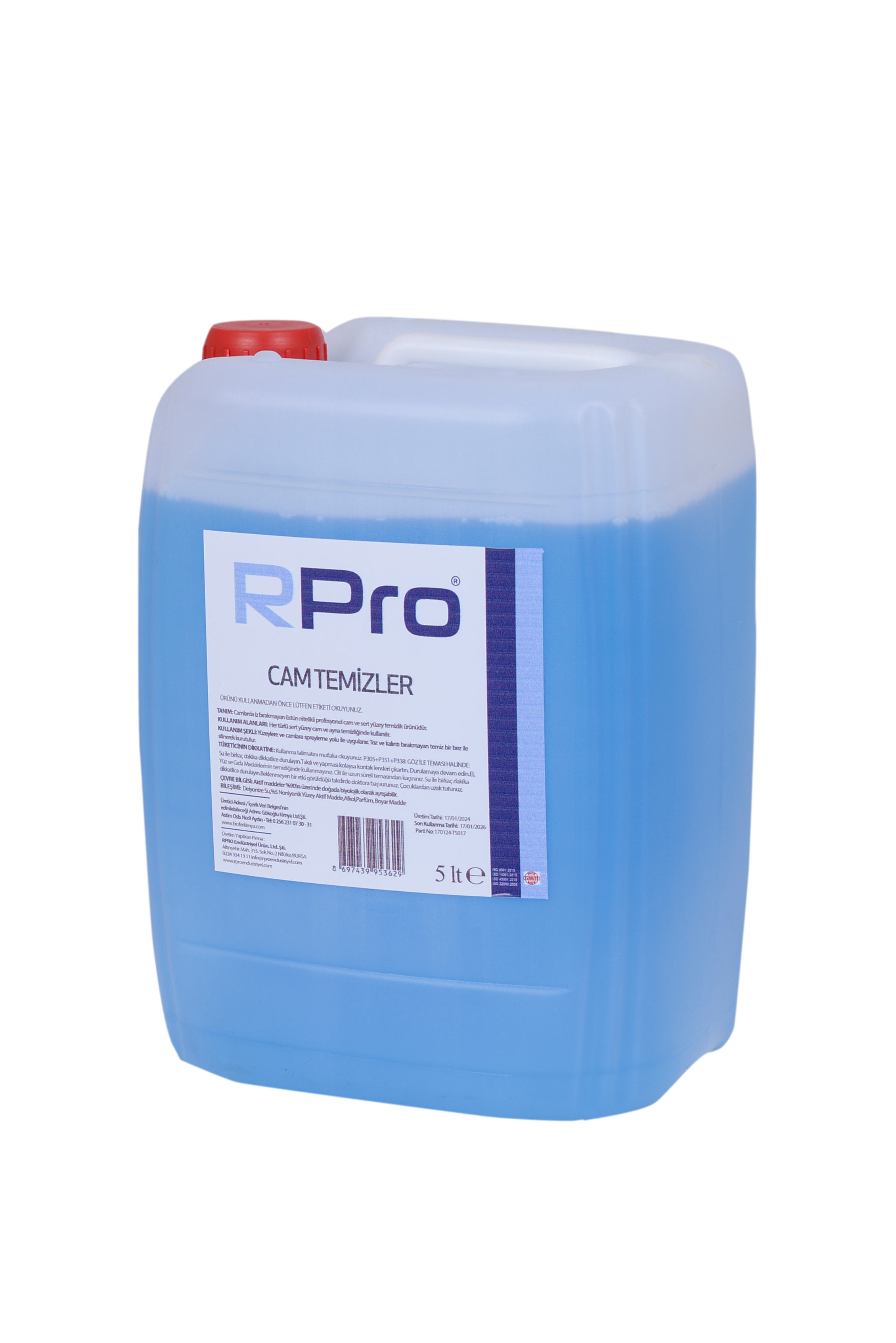 Cam Temizler 5lt